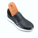Boxer 43008 (μαύρο δέρμα) ανδρικά slip-on