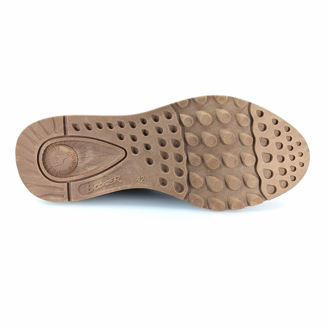 Boxer 43009 (ταμπα δέρμα) ανδρικά δετά sneakers