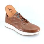 Boxer 43009 (ταμπα δέρμα) ανδρικά δετά sneakers