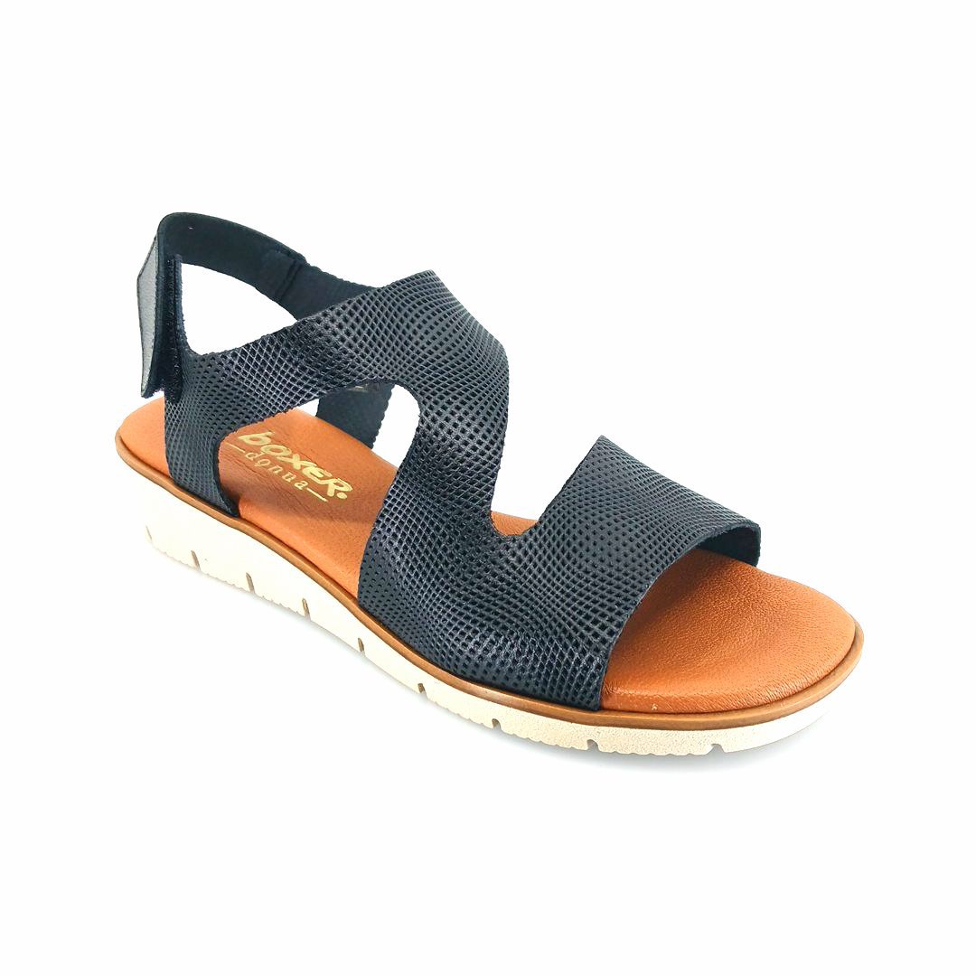 boxer-97042-black-1 Boxer 97042 (μαύρο δέρμα) γυναικεία σανδάλια