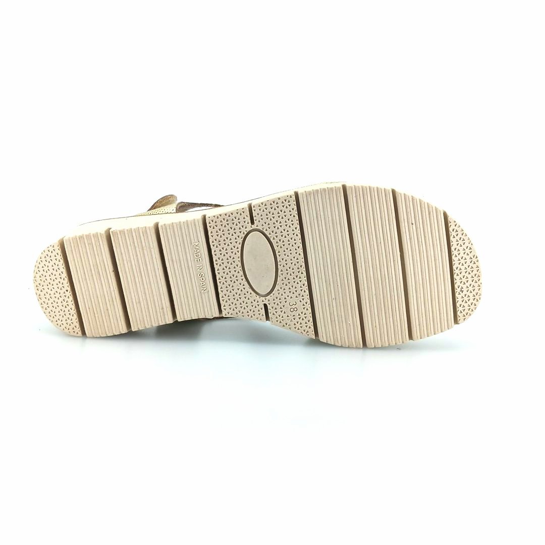 Boxer 97042 (πλατίνα δέρμα) γυναικεία σανδάλια