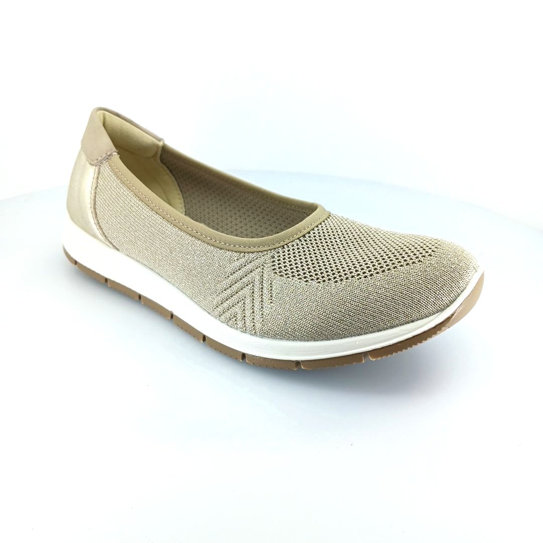 IMAC 556440 (μπεζ ύφασμα) γυναικεία sneakers