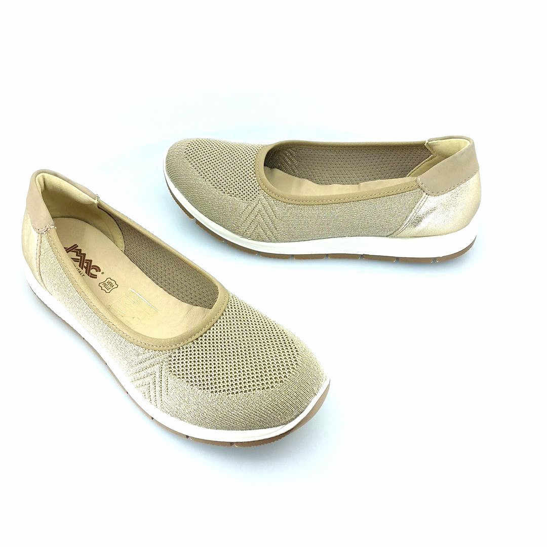 IMAC 556440 (μπεζ ύφασμα) γυναικεία sneakers