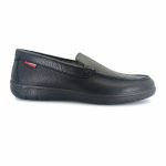 Luisetti 35200 (μαύρο δέρμα) ανδρικά μοκασίνια