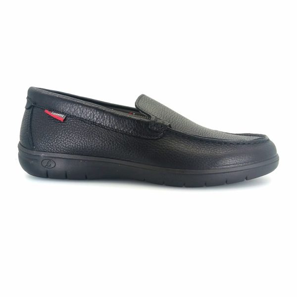 Luisetti 35200 (μαύρο δέρμα) ανδρικά μοκασίνια