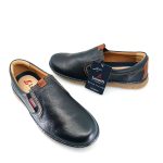 Luisetti 23320 (μπλε δέρμα) ανδρικά slip-on