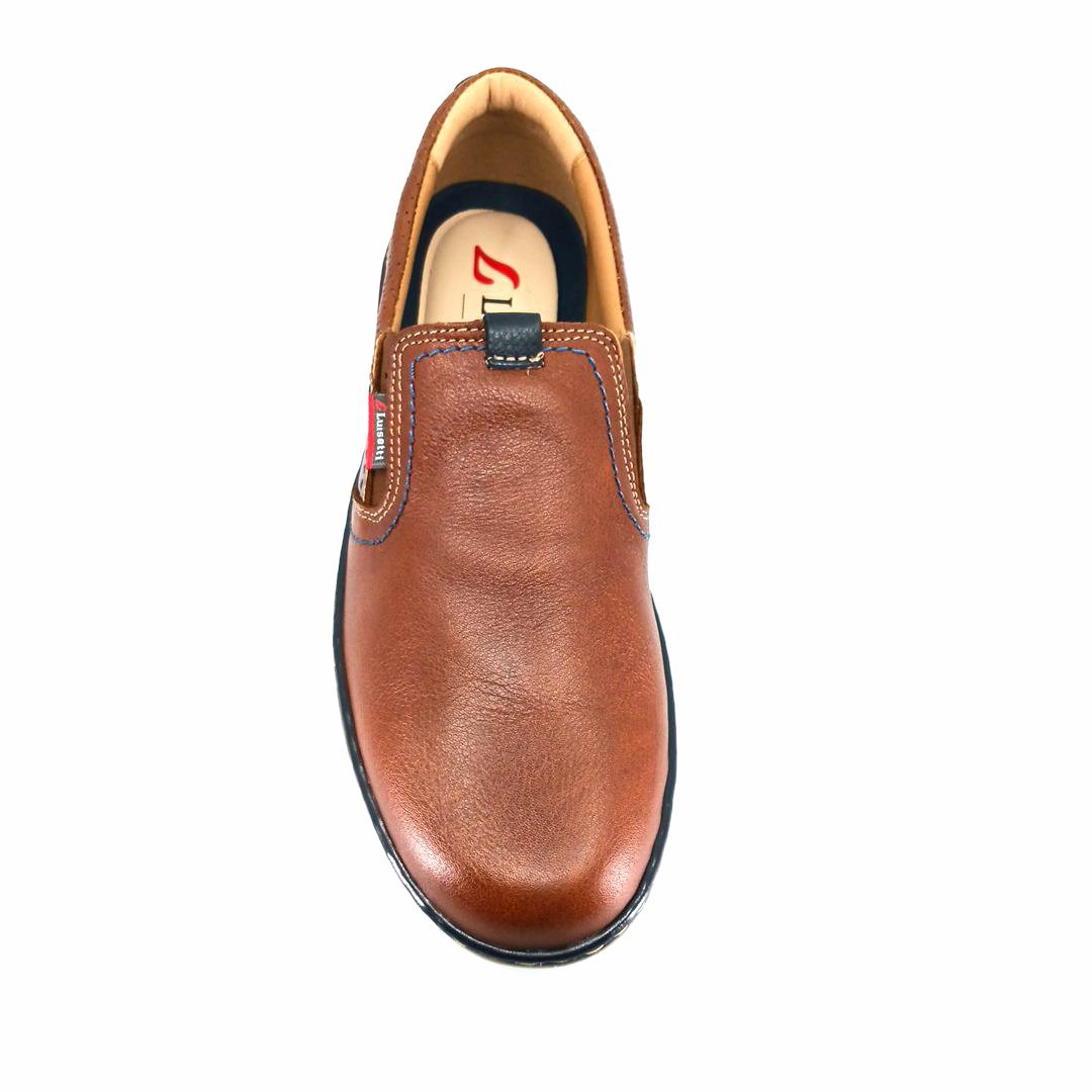 Luisetti 23320 (κονιάκ δέρμα) ανδρικά slip-on