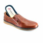 Luisetti 23320 (κονιάκ δέρμα) ανδρικά slip-on