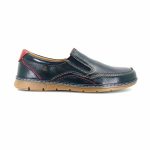 Luisetti 23333 (μπλε δέρμα) ανδρικά slip-on
