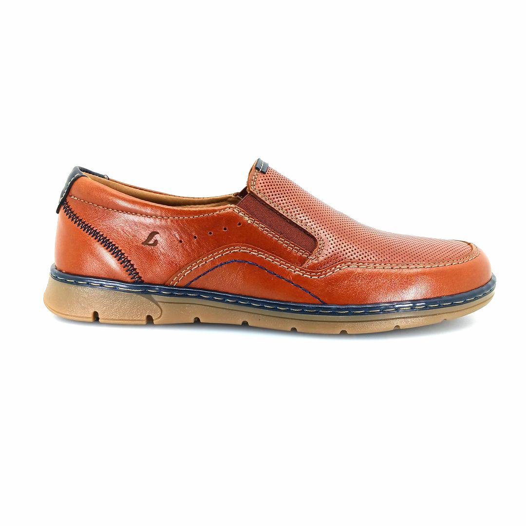 Luisetti 23333 (ταμπα δέρμα) ανδρικά slip-on