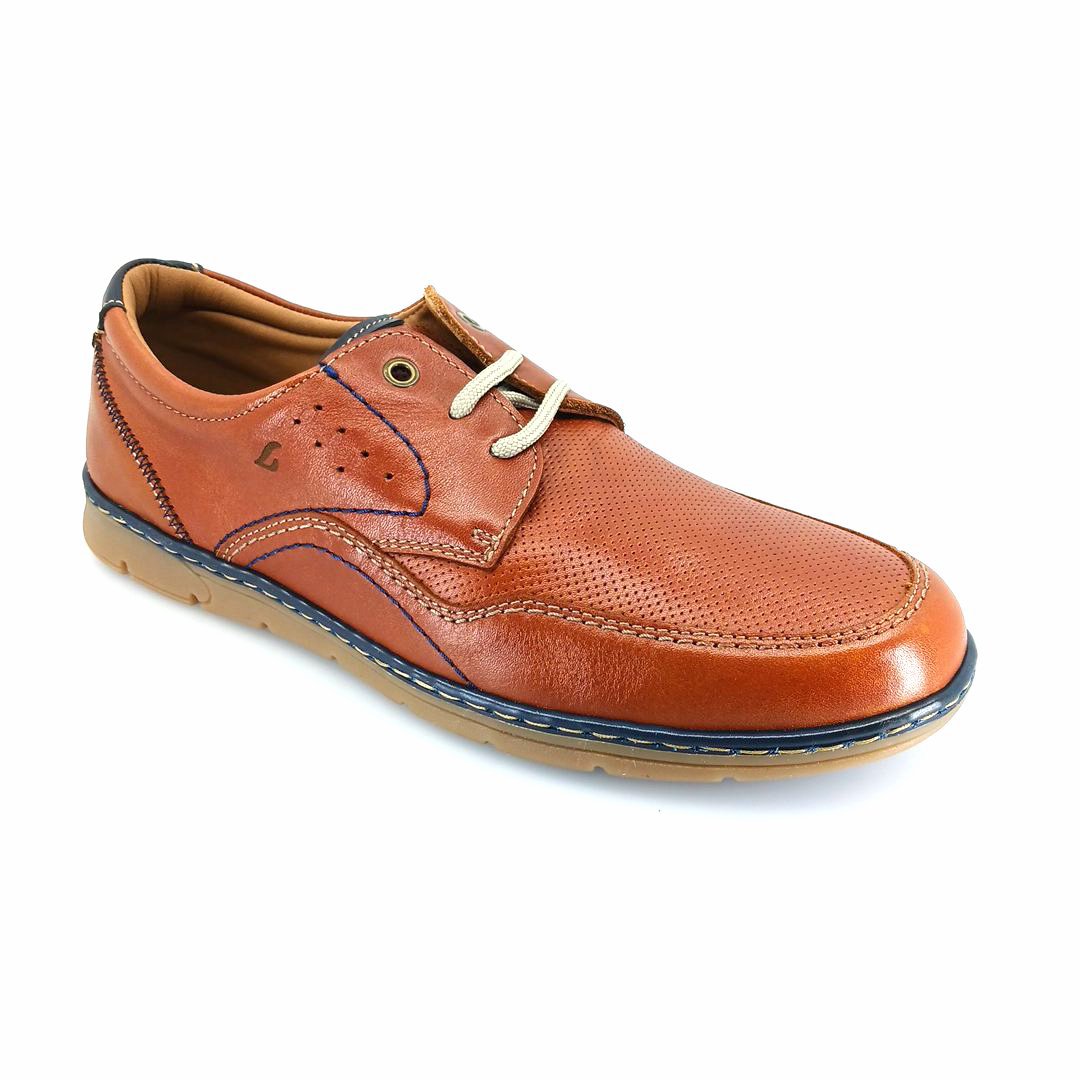 luisetti-23334-tan-1 Luisetti 23334 (ταμπα δέρμα) ανδρικά δετά