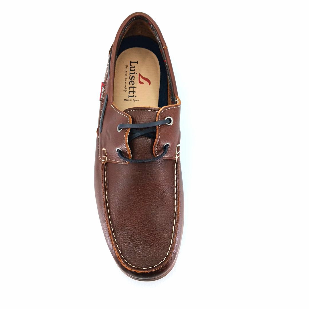 Luisetti 29300 (κονιάκ δέρμα) ανδρικά μοκασίνια