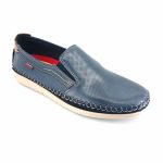 Luisetti 29505 (μπλε δέρμα) ανδρικά μοκασίνια