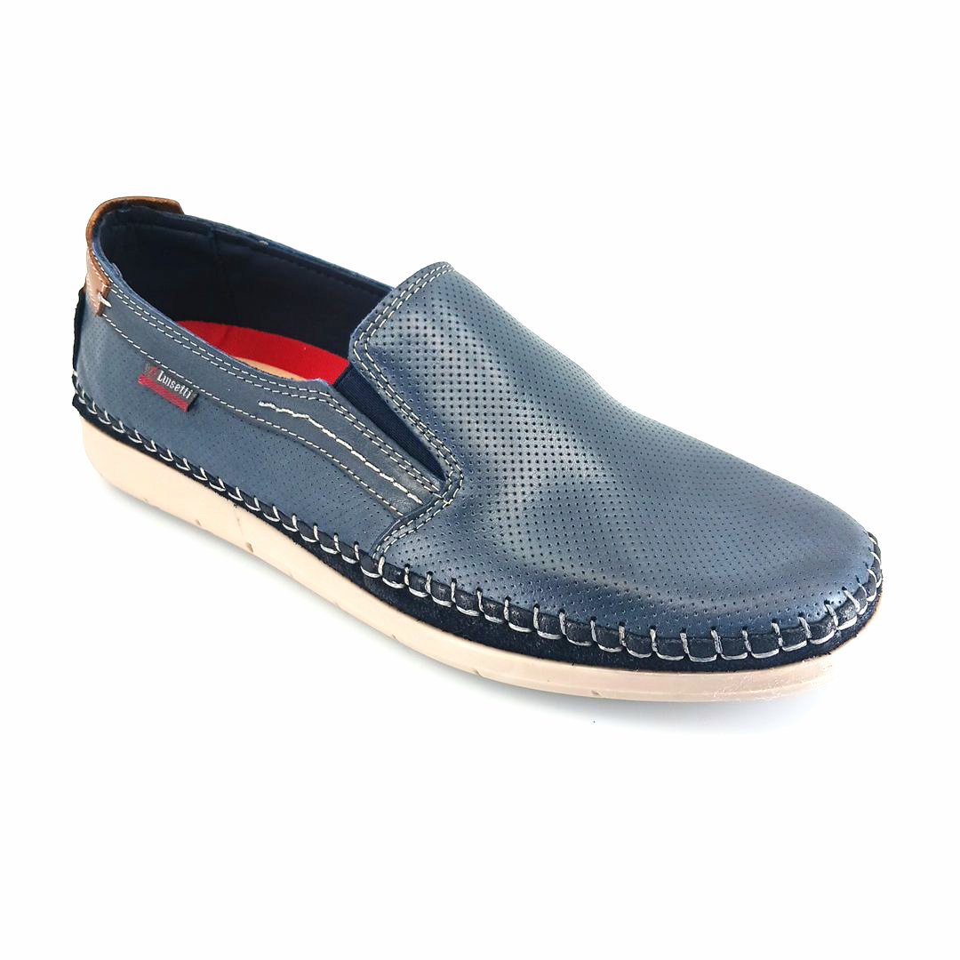 luisetti-29505-blue-1 Luisetti 29505 (μπλε δέρμα) ανδρικά μοκασίνια
