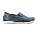 Luisetti 29505 (μπλε δέρμα) ανδρικά μοκασίνια