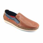 Luisetti 29505 (κονιάκ δέρμα) ανδρικά μοκασίνια