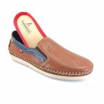 Luisetti 29505 (κονιάκ δέρμα) ανδρικά μοκασίνια