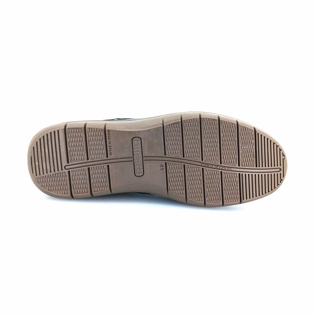 Luisetti 32310 (μπλε δέρμα) ανδρικά slip-on