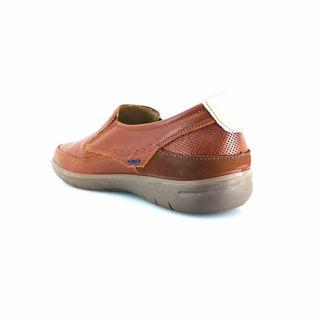 Luisetti 32310 (κονιάκ δέρμα) ανδρικά slip-on