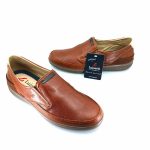 Luisetti 32310 (κονιάκ δέρμα) ανδρικά slip-on