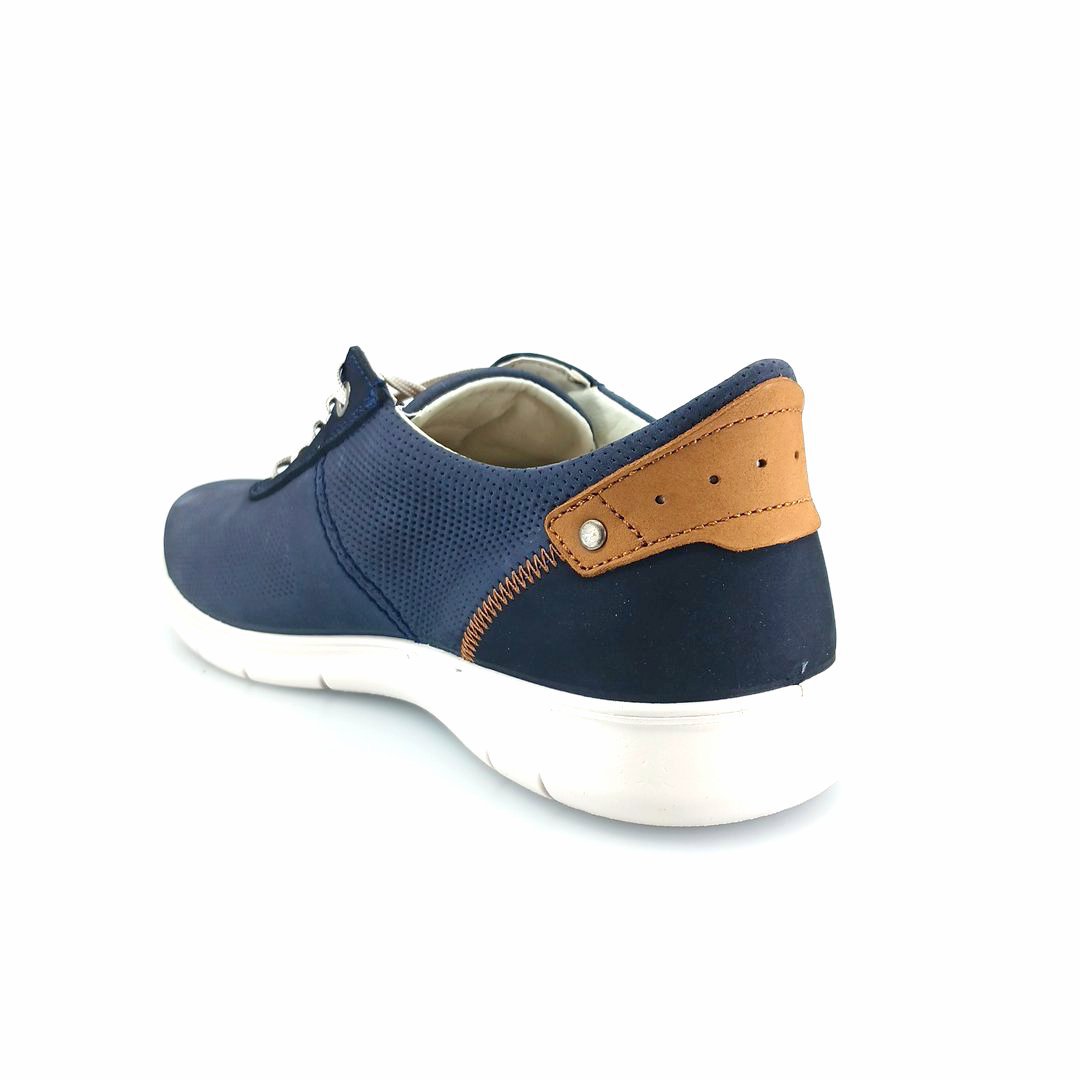 Luisetti 33809 (μπλε δέρμα) ανδρικά δετά
