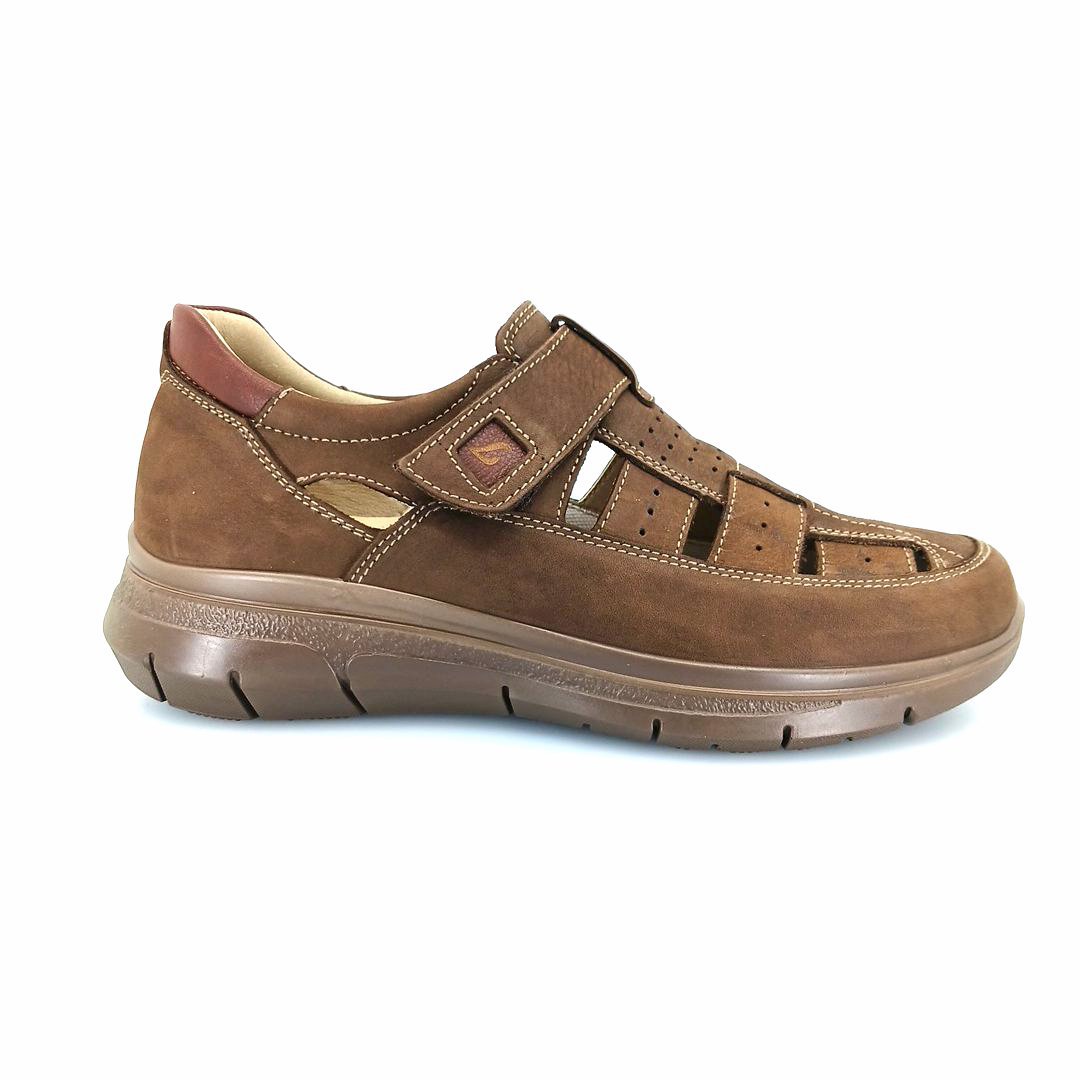 Luisetti 36111 (καφέ δέρμα) ανδρικά παπουτσοπέδιλα