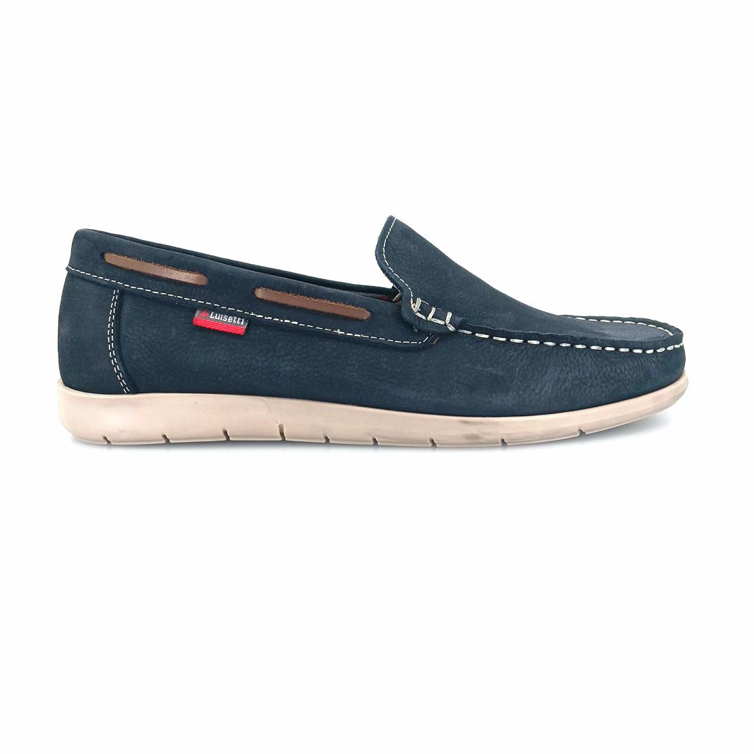 Luisetti 37200 (μαύρο δέρμα) ανδρικά μοκασίνια
