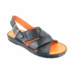 Boxer 17231 (μαύρο δέρμα) ανδρικά σανδάλια