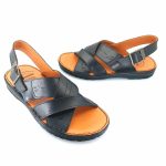 Boxer 17231 (μαύρο δέρμα) ανδρικά σανδάλια