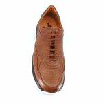Boxer 44001 (ταμπά δέρμα) ανδρικά δετά sneakers