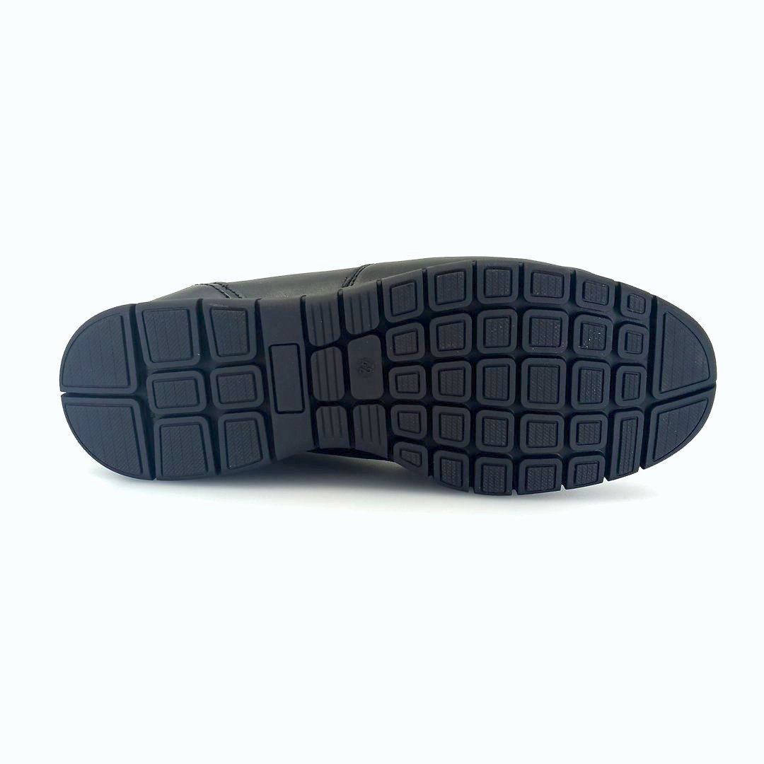 Boxer 47000 (μαύρο δέρμα) ανδρικά μοκασίνια