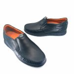 Boxer 47000 (μαύρο δέρμα) ανδρικά μοκασίνια