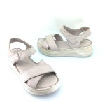 Boxer 98449 (γκρι δέρμα) γυναικεία σανδάλια