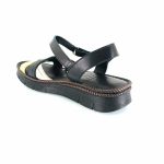Boxer 98451 (μαύρο δέρμα) γυναικεία σανδάλια