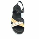 Boxer 98451 (μαύρο δέρμα) γυναικεία σανδάλια