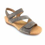 Gabor 43.734.19 γυναικεία πέδιλα (γκρι δέρμα nubuck)