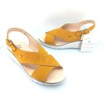 Laura Azana 25417 (μουσταρδί δέρμα) γυναικεία σανδάλια