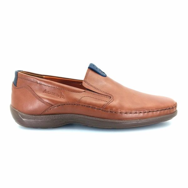 Boxer 15364 (ταμπά δέρμα) ανδρικά slip-on