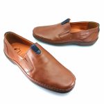 Boxer 15364 (ταμπά δέρμα) ανδρικά slip-on