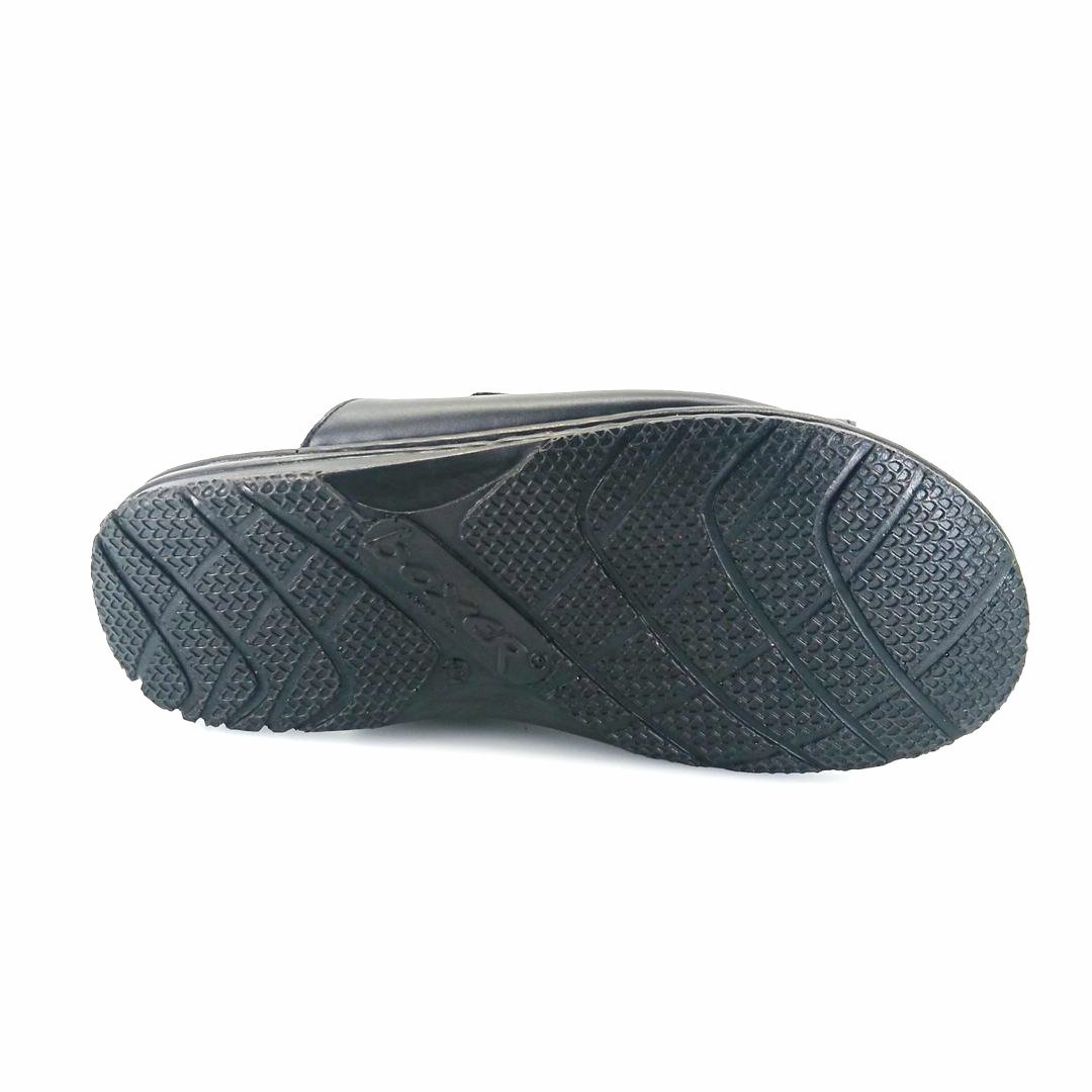 Boxer 17230 (μαύρο δέρμα) ανδρικές παντόφλες