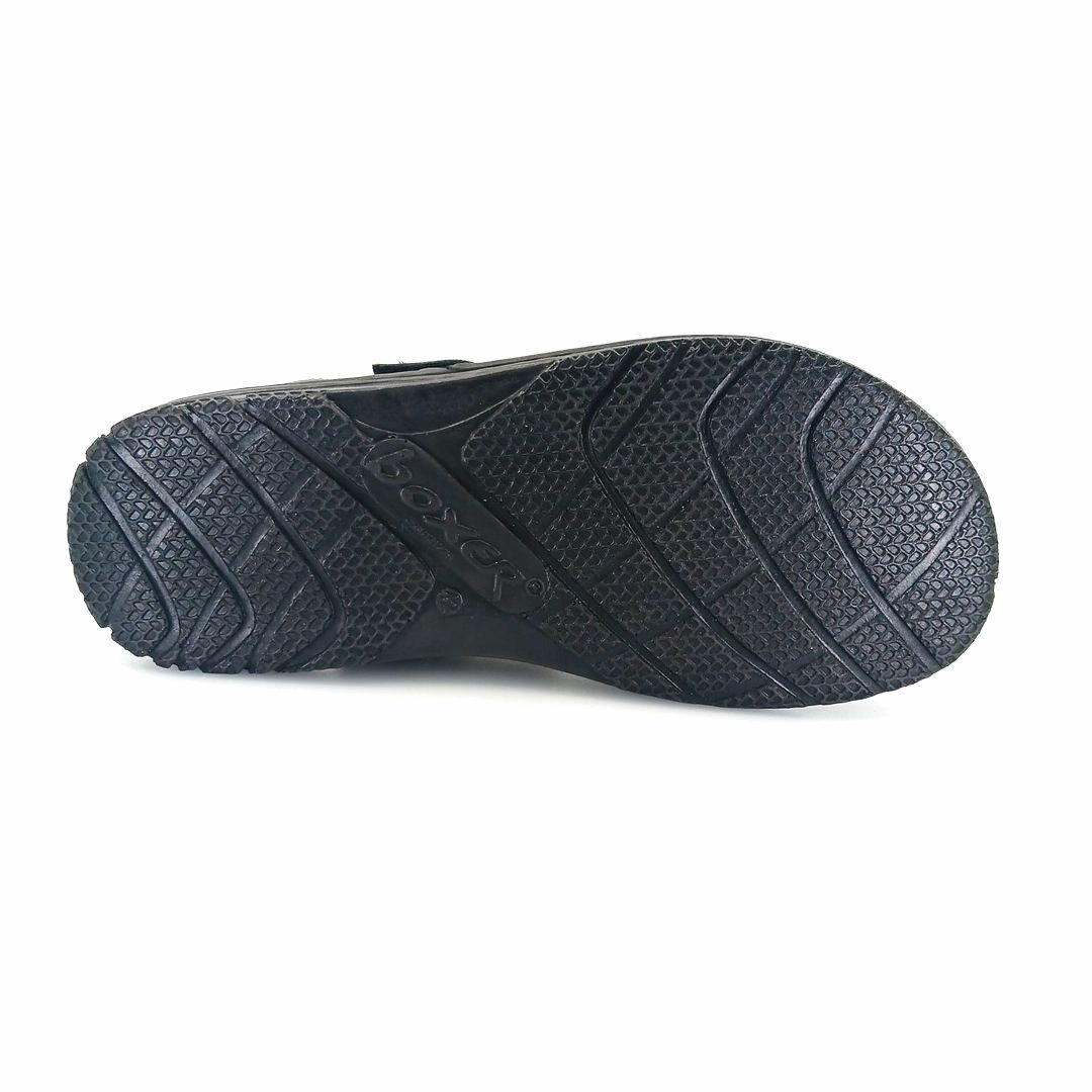 Boxer 17232 (μαύρο δέρμα) ανδρικά σανδάλια