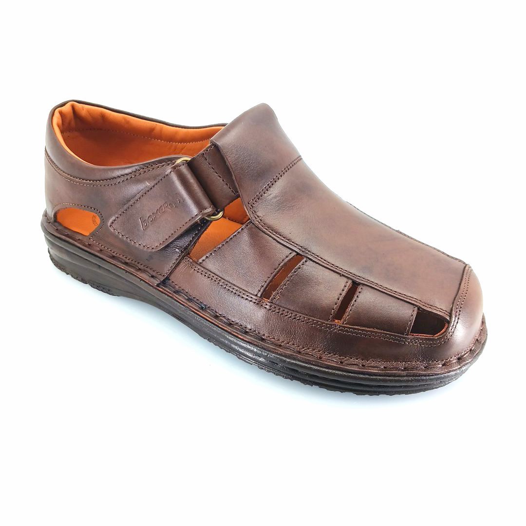 boxer-17232-brown-1 Boxer 17232 (καφέ δέρμα) ανδρικά σανδάλια