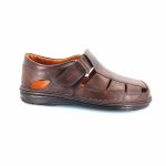 Boxer 17232 (καφέ δέρμα) ανδρικά σανδάλια