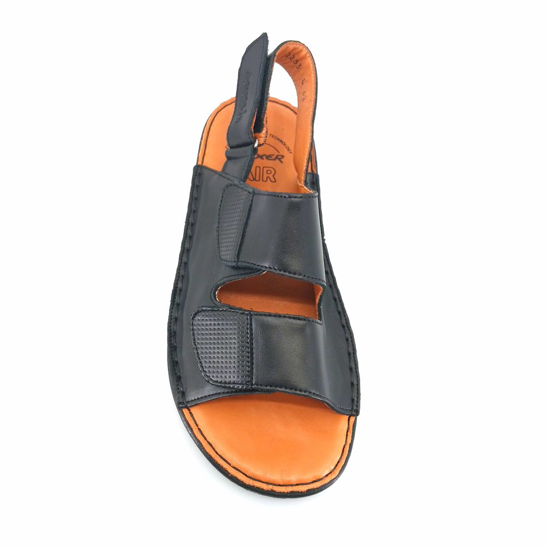 Boxer 17233 (μαύρο δέρμα) ανδρικά σανδάλια