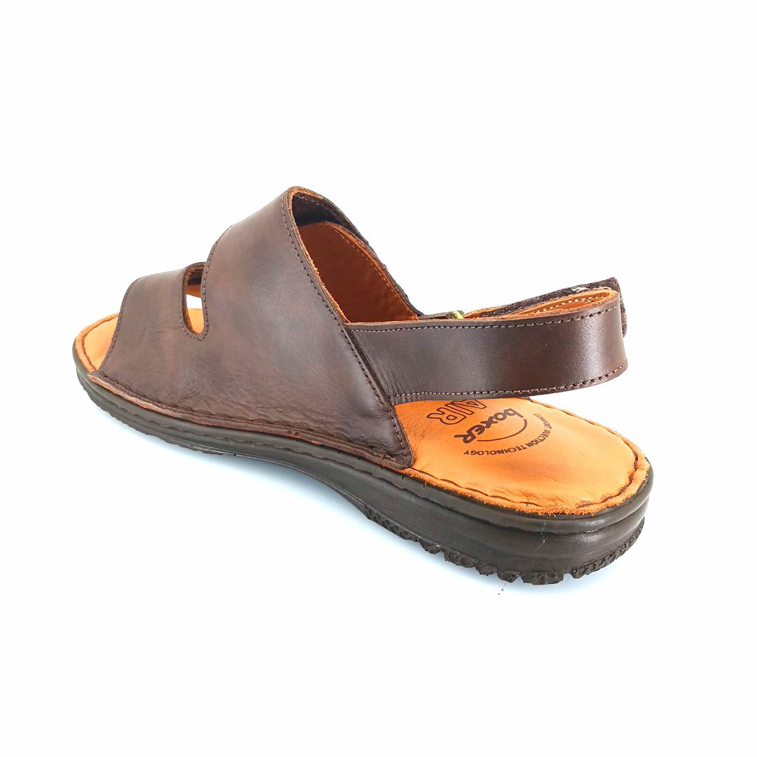 Boxer 17233 (καφέ δέρμα) ανδρικά σανδάλια