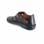 Boxer 17234 (μαύρο δέρμα) ανδρικά σανδάλια