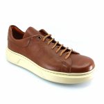 Boxer 21345 (ταμπά δέρμα) ανδρικά δετά sneakers
