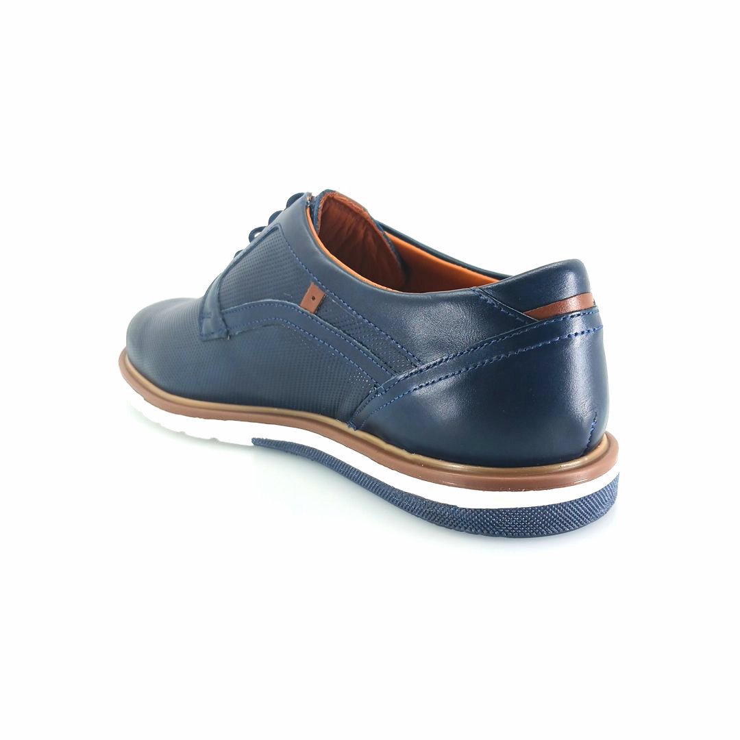 Boxer 41102 (μπλε δέρμα) ανδρικά derby