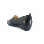 Boxer 52990 (μαύρο δέρμα) γυναικεία slip-on