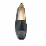 Boxer 52990 (μαύρο δέρμα) γυναικεία slip-on